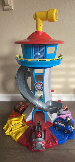 Paw Patrol Tower with Vehicles and Figures