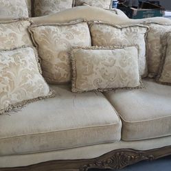 Sofa, Loveaeat, Coffee Table And Side Table 4 Piece Set