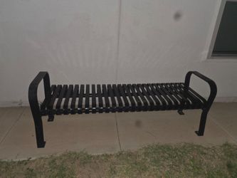 Black 6 ft bench heavy duty