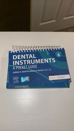 Dental Instruments a pocket guide 8th Edition