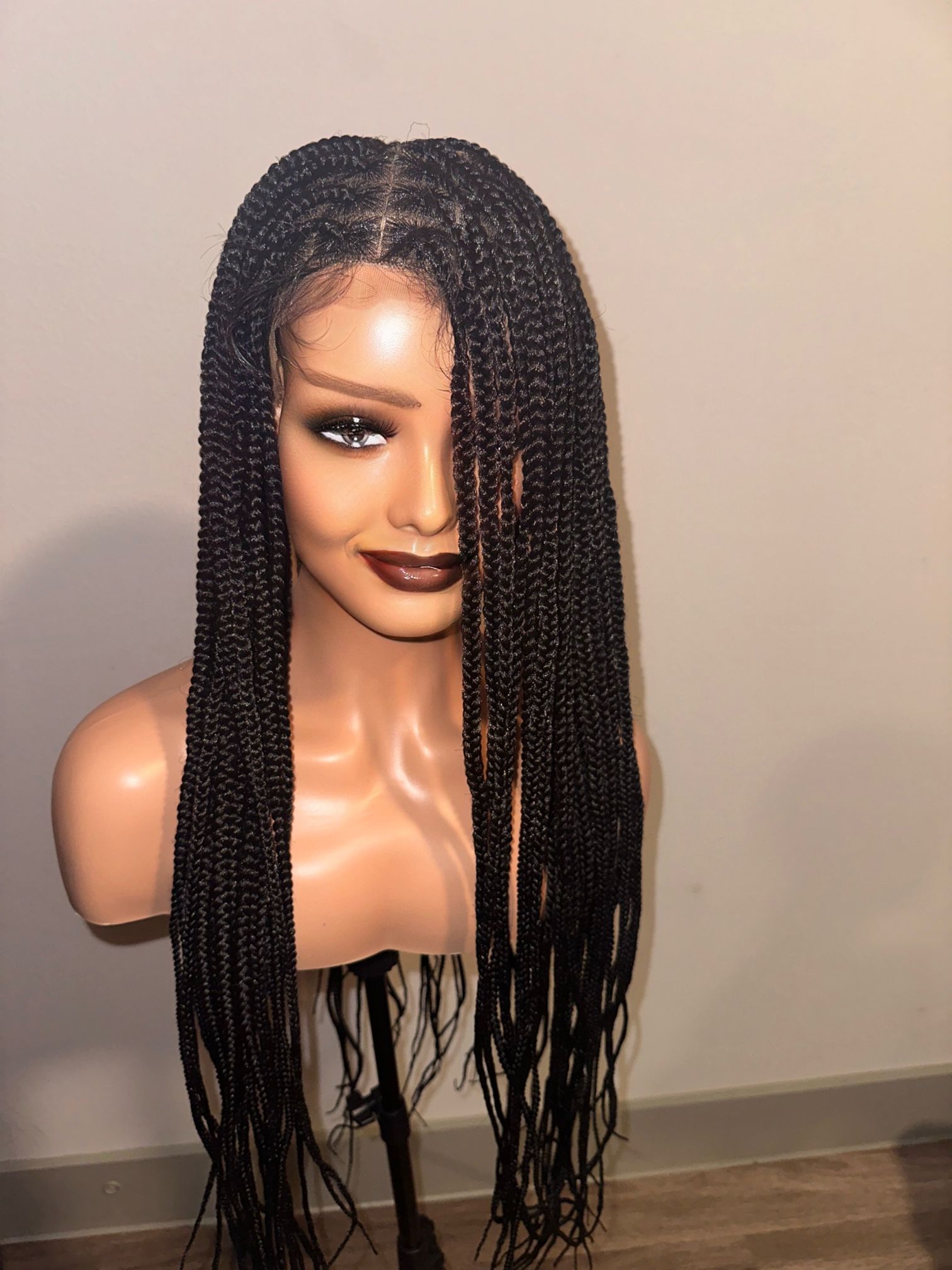 Full Lace Box Braids 40in Wig