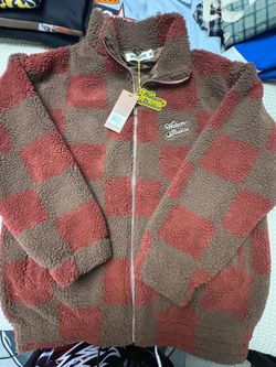 Medium Watson Studios Sherpa Fleece Zip Jacket