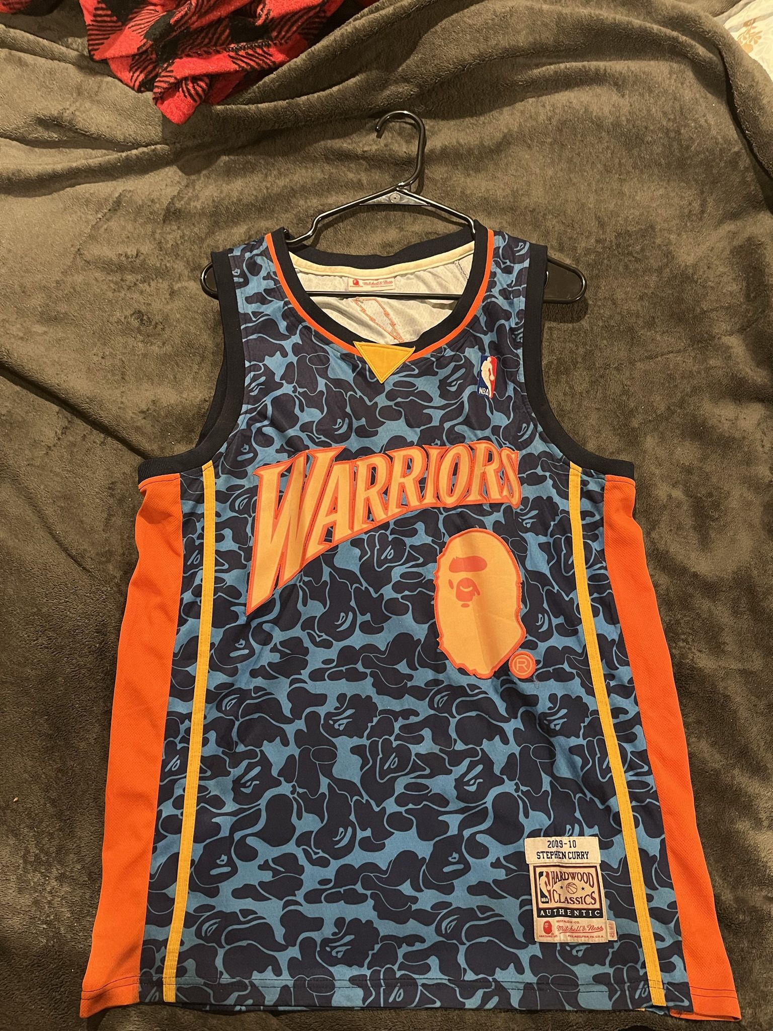 Warriors Bape Stephen Curry Jersey