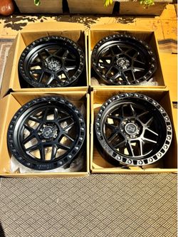Black Rhino “Kelsos” 20” Off-Road Wheels for 6x5.5 (6x139.7) Trucks SUVs 20x9 +12 Offset