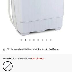 NIB( Never Opened)26 Lb Top Load Twin Kuppet Compact Washing Machine With Built In Drain Pump