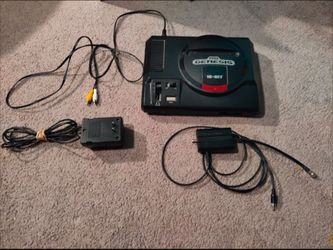 Sega Genesis Console Controllers And Games