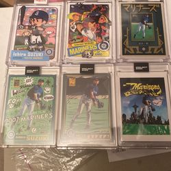 6 Card Ichiro Suzuki Topps Project Lot