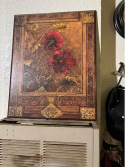 Flower wall decor