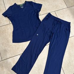 Navy Blue Scrubs set