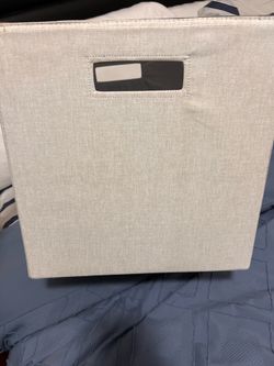 Large Tote Gray Storage Tote