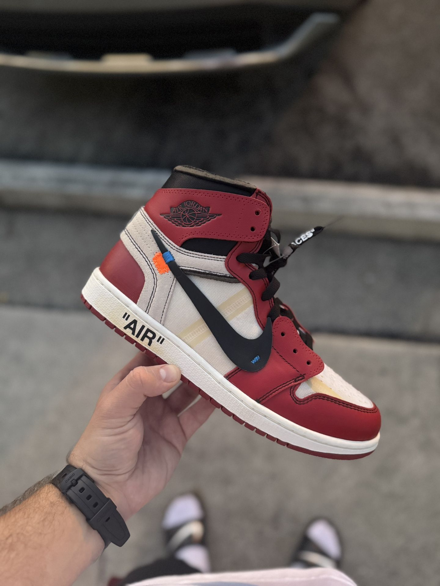 Off White Nike Air Jordan 1 The Ten Chicago Size 10.5
