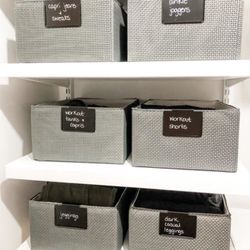 The Container Store Kiva Storage Bin Grey