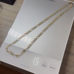 10k Gold Figaro Chain