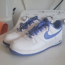Nike Air Force 1 '07 White Medium Blue