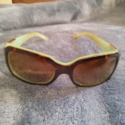 Ralph LAUREN Sunglasses (Mint green inner/BROWN outer., Polarized 