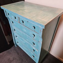 Vintage Blue Dresser 