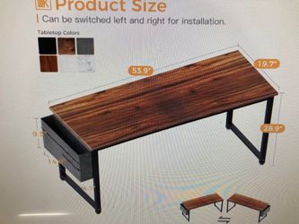 Computer Desk 55inch without Storage Baag