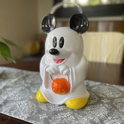 2010 Disney Parks Mickey Mouse Ghost Halloween Popcorn Bucket 