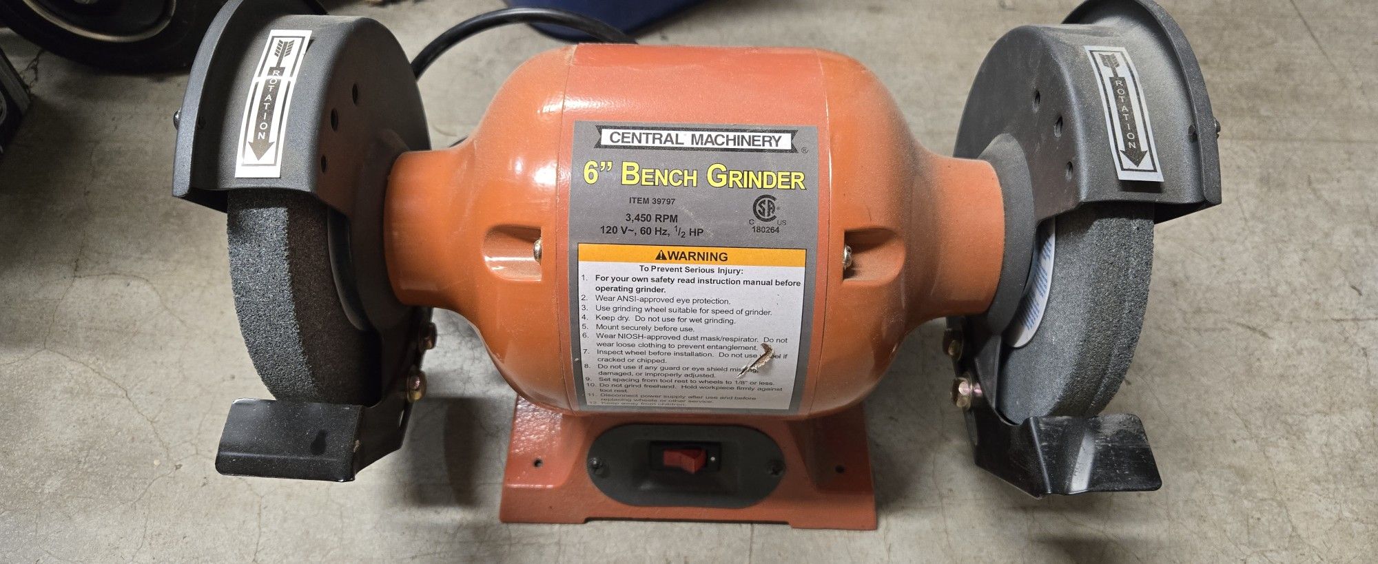 6" Bench Grinder
