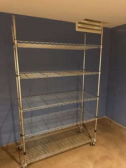Metal heavy duty shelf commercial