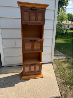 Wooden shelf