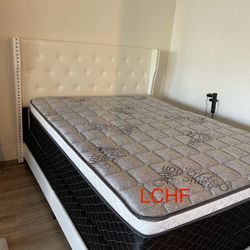 Bed Frame With Mattress Queen Size 