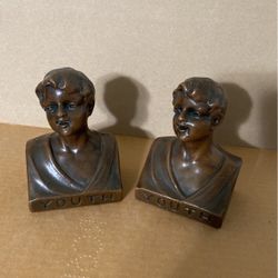 Rare Bronze Antique Book Holders 