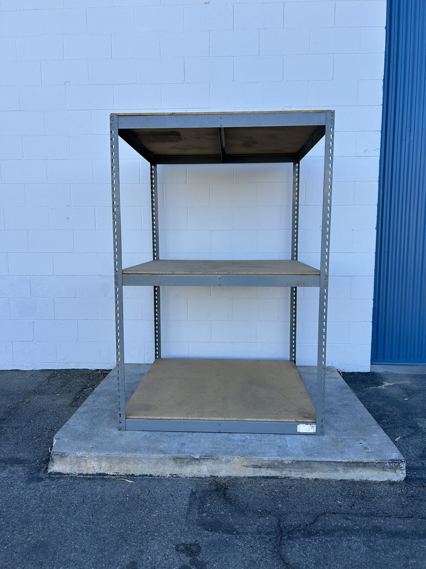 Steel Rivet Boltless Storage Racks 48 in W x 48 in D Supply Stock Shelving Similar To Uline Delivery Available