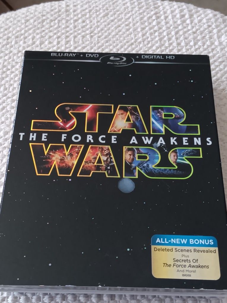 Star Wars The Force Awakens Blu Ray Factory Sealed