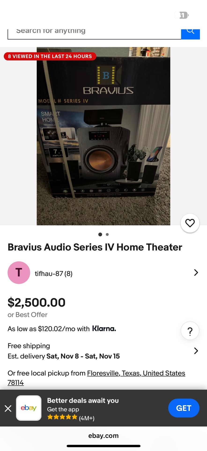 Bravius Model Series lV Surround Sound System