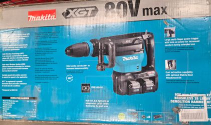 Makita XGT 40v / 80v rotter hammer set
