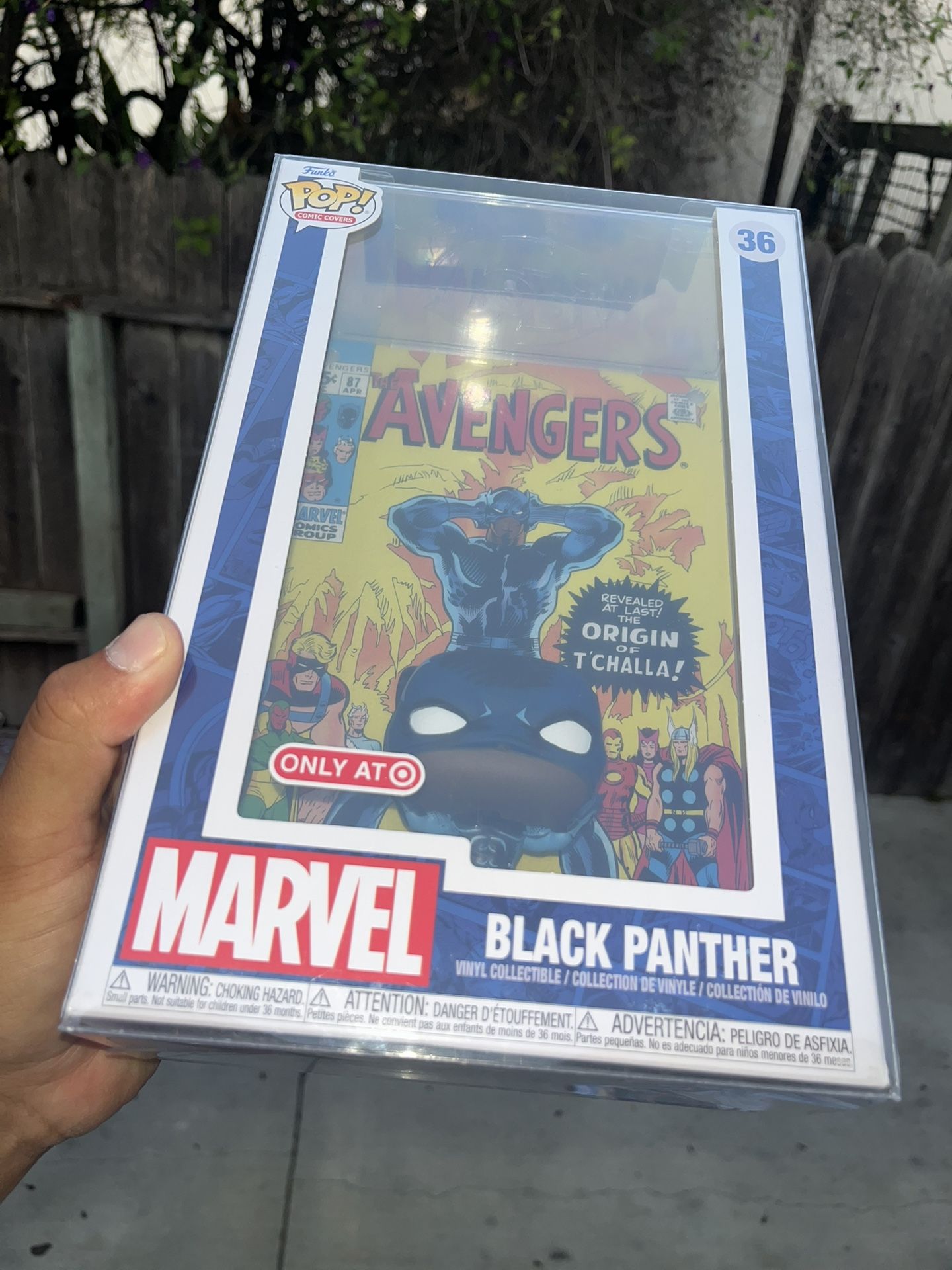 Funko Pop Marvel Comic Covers Black Panther 36