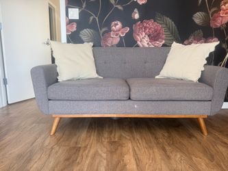 Wayfair Gray Tweed Loveseat
