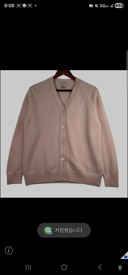 Neiman Marcus 100% Cashmere Cardigan Sweater Size Large