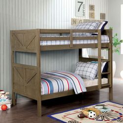 Twin Size Bunk Bed- Litera Individual @Elegant Furniture