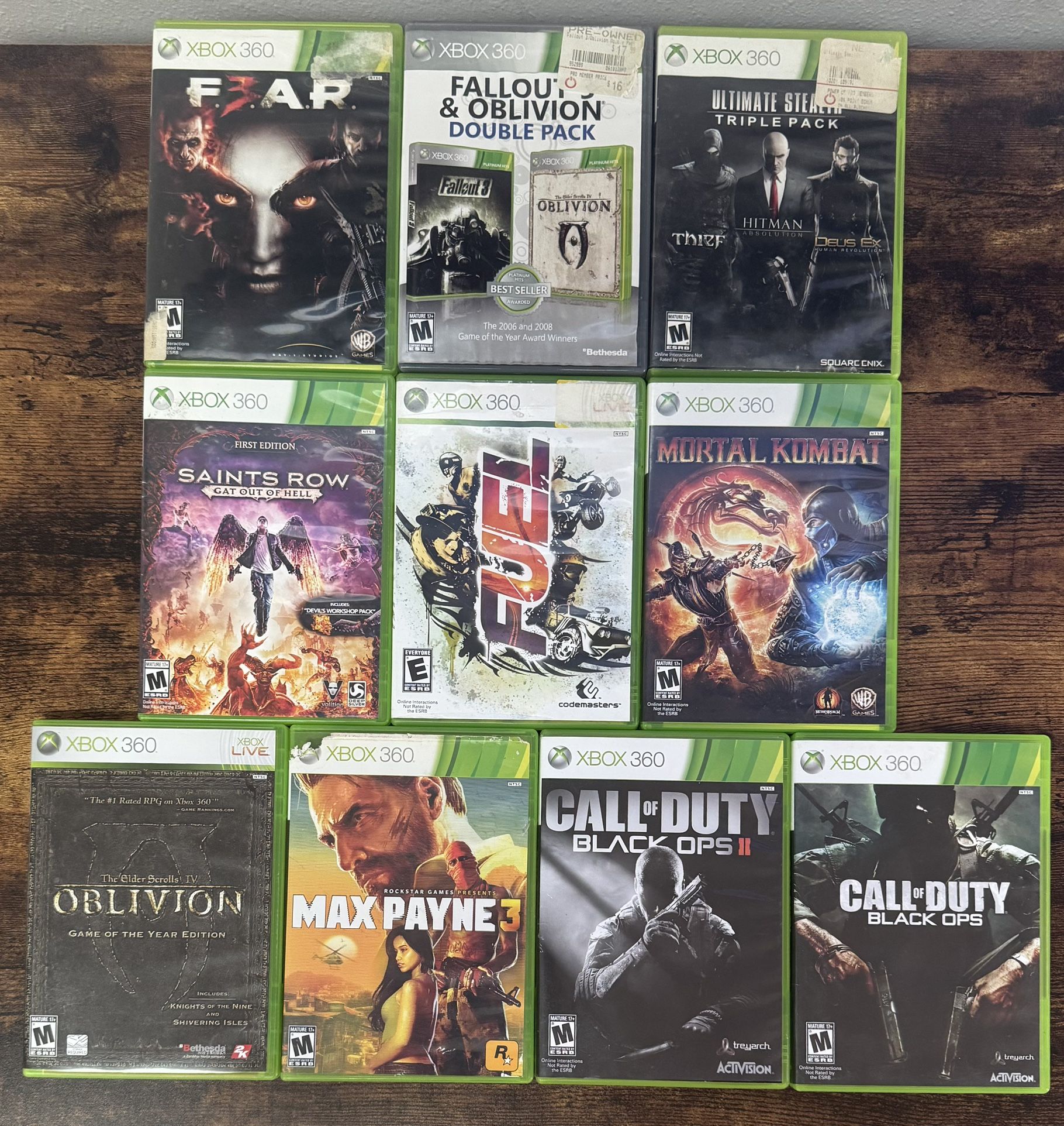 Xbox 360 Games $10 each
