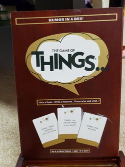 The Game of Things •Board game for 4 or more• 14+
