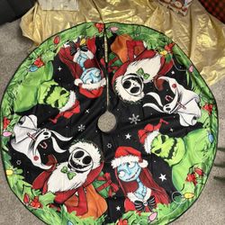 48" Nightmare Before Christmas Tree Skirt