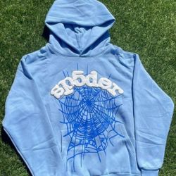 Sp5der Light Blue Mens Size M