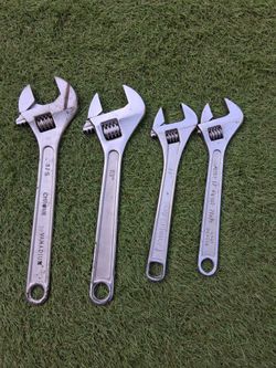 12" & 15" adjustable wrenches