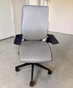 Steelcase Gesture Chair – Dove Grey Leather | $550