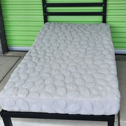 Twin Size Bed Frame With Mattress Optional 
