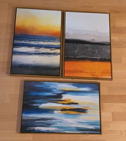Three Set of Art Canvas Home Decor