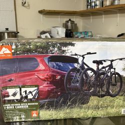 OZARK TRAIL Hitch Bike Rack 2-Bike CARRIER 132LB,HB-304-2.