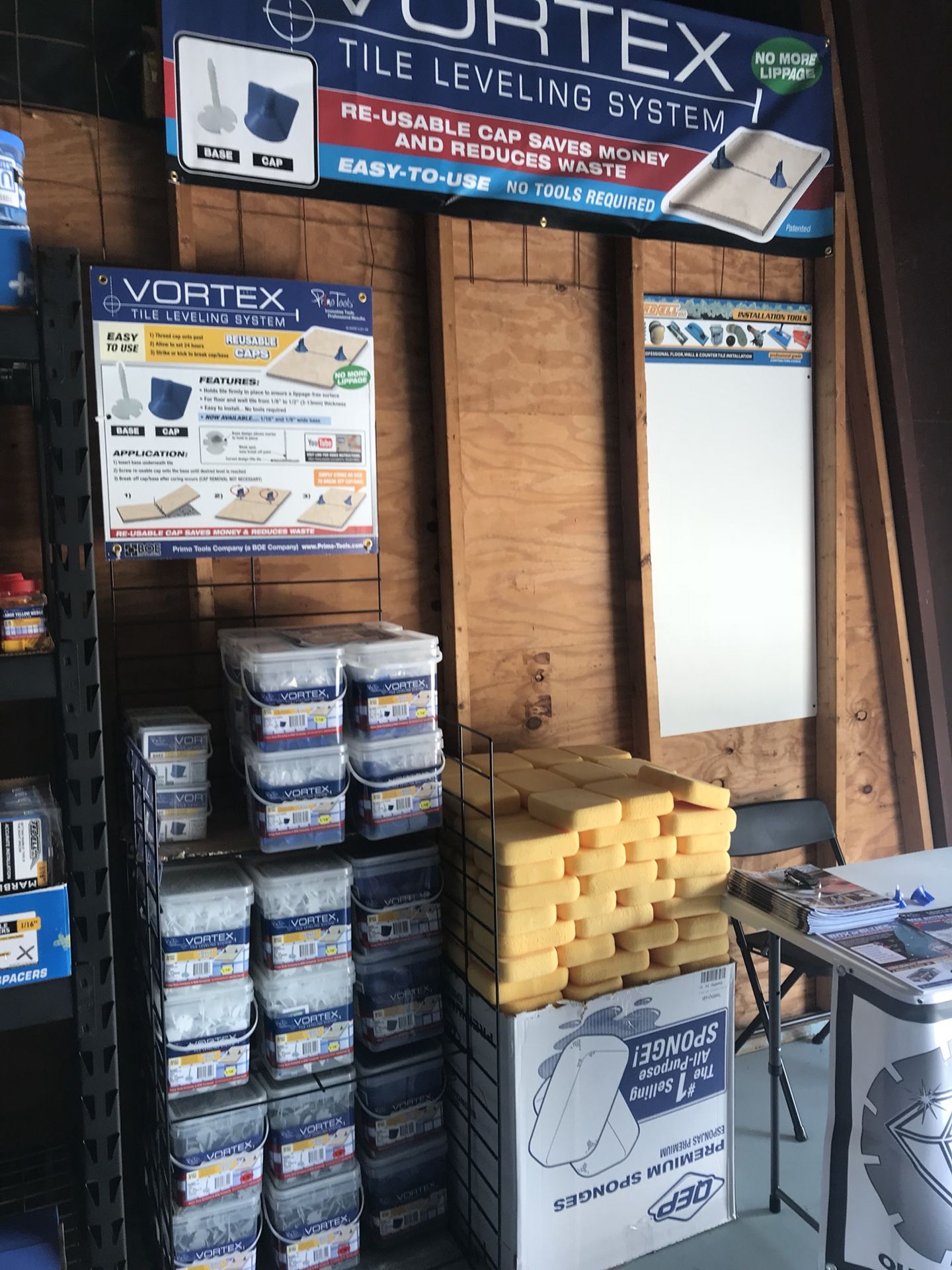VORTEX TILE LEVELING SYSTEM FOR PLANKS