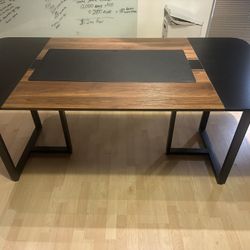Modern Executive Boardroom / Conference Table Set + 4 Chairs
