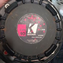 Kicker 10' Subwoofer 