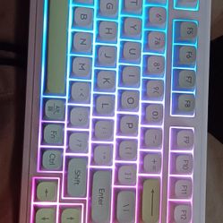 Owpkeenthy 96% Wireless Green Gaming Keyboard With Knob