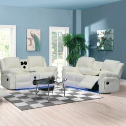 SOFA SET 2PCS  RECLINERS 
