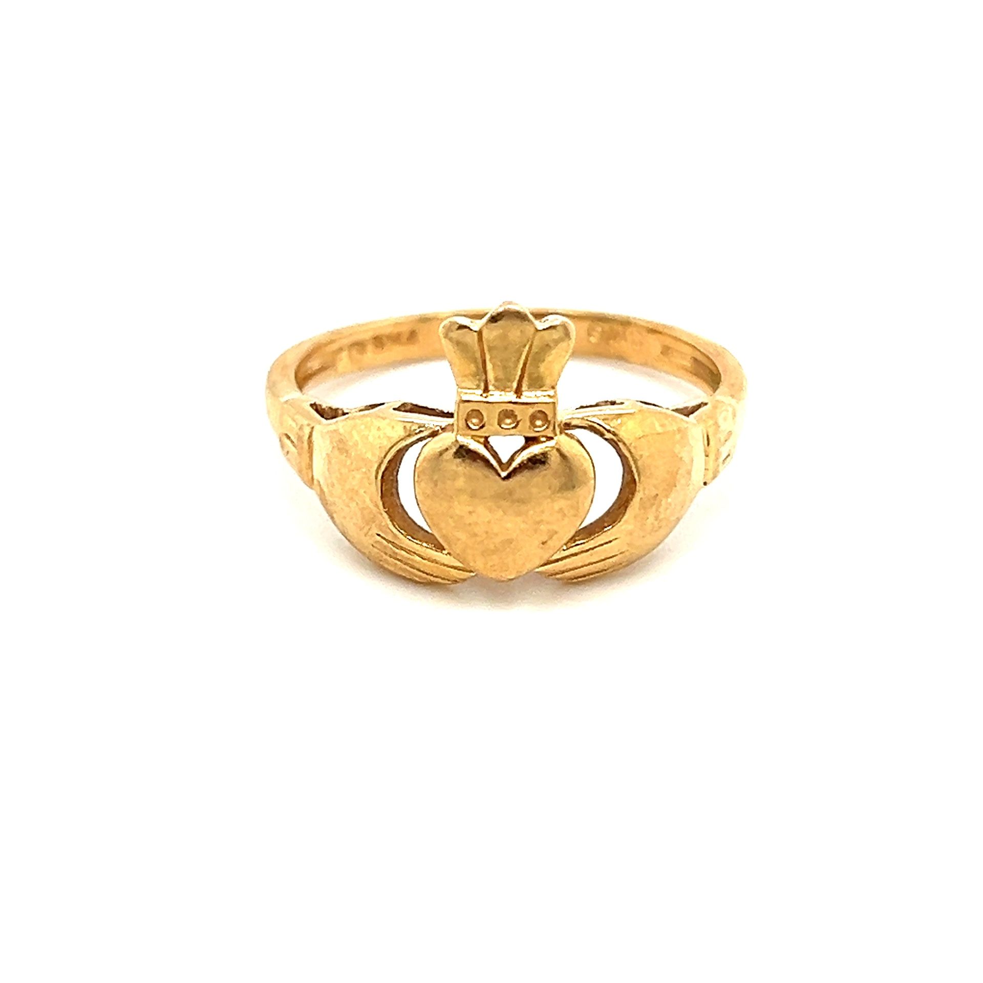 14K Gold Claddagh Ring